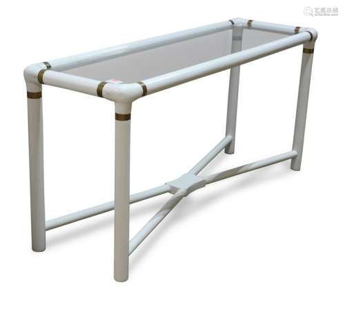 Italian Moderne style console table