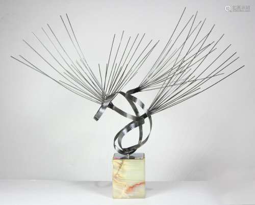 Curtis Jere chrome sculpture