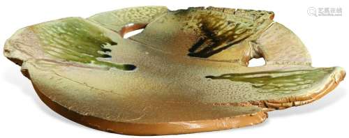 Large Art pottery charger