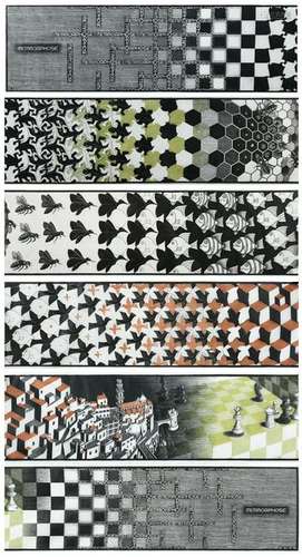 Print, M.C. Escher, Metamorphosis II