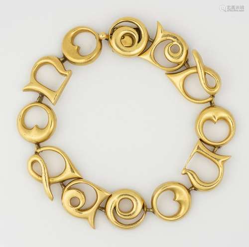 18k yellow gold bracelet