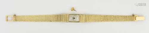 Lady's Jules Jurgensen 14k yellow gold wristwatch