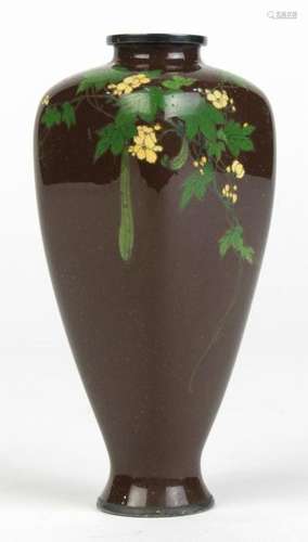 Japanese Cloisonne Vase, Namikawa Yasuyuki, Kyoto