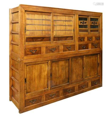 Japanese Mizuya Tansu Kitchen Cabinet