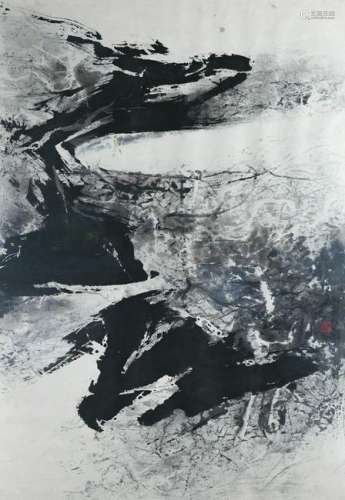 Liu Guosong/Liu Kuo-sung, Abstract Landscape