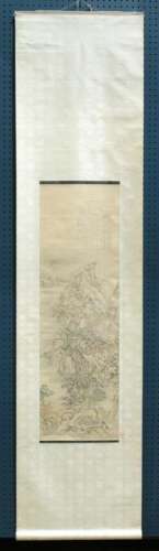Chinese Scroll, Attributed to Qian Du, Red Cliff