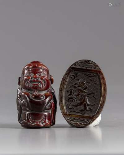 Two Chinese carvings