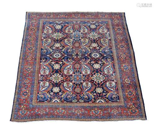 A Ziegler Mahal carpet, the blue field decorated i…