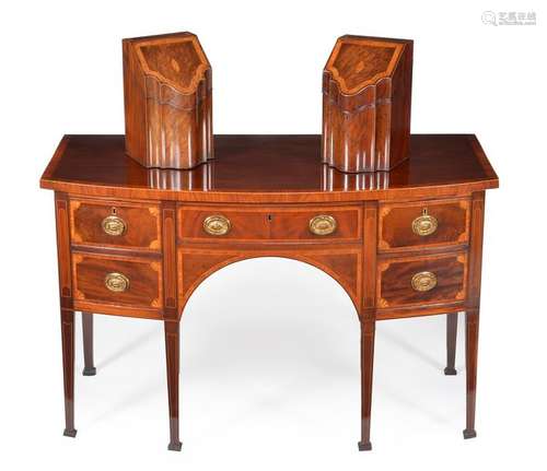 A George III mahogany and tulipwood banded bowfron…