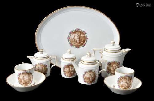 A Berlin (K.P.M.) , tête à tête coffee service, ci…