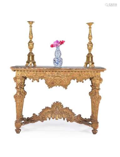 An Italian giltwood side table, second quarter 18t…