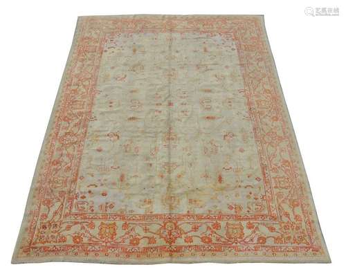 An Ushak carpet, the cream field decorated with st…