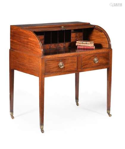 A George III mahogany writing desk, circa 1790, th…