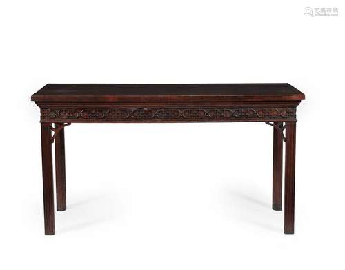 A George III mahogany serving table, circa 1770, t…