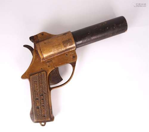 Pistolet lance fusée USA, 1943, neutralisé, L. 27 …