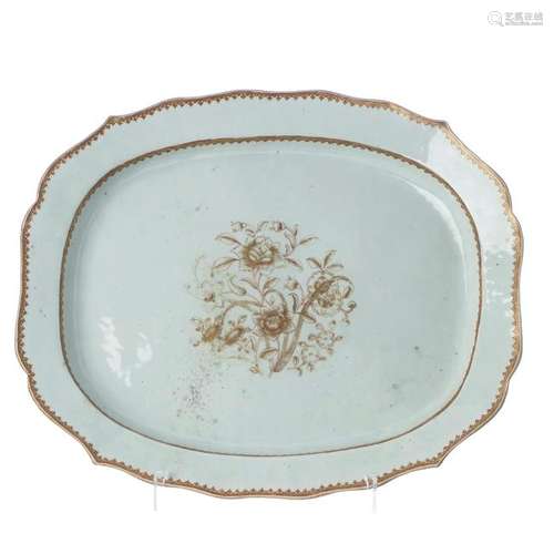 Large Chinese Porcelain Platter, Qianlong