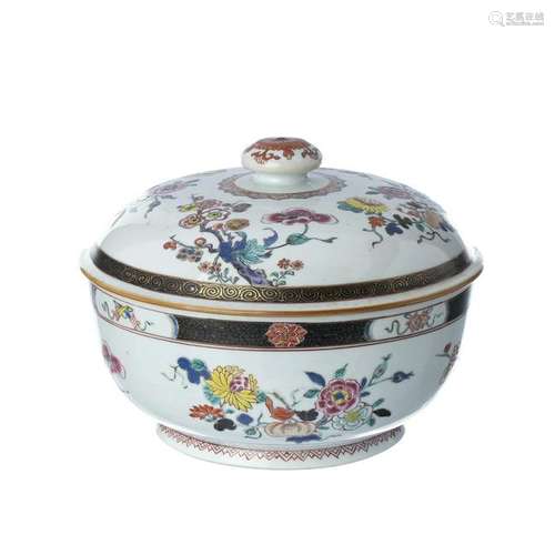 Chinese Porcelain Famille Rose Tureen, Yongzheng