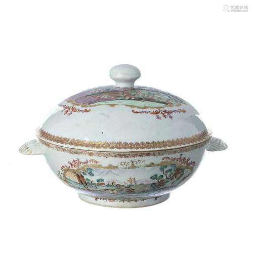 Meissen style tureen in ChinesePporcelain, Qianlong