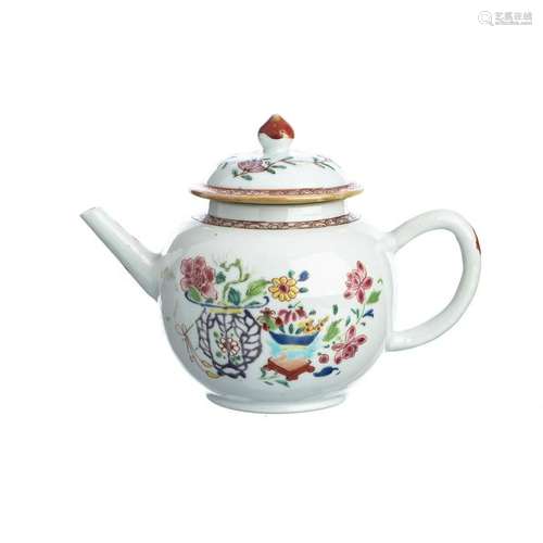 Chinese Porcelain Teapot, Qianlong