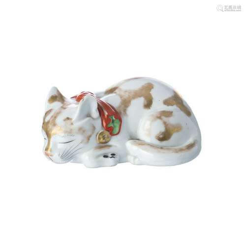 Japanese porcelain cat