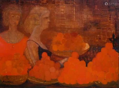 MICHEL HENRY (1928 2016). Marchande d'oranges, 201…
