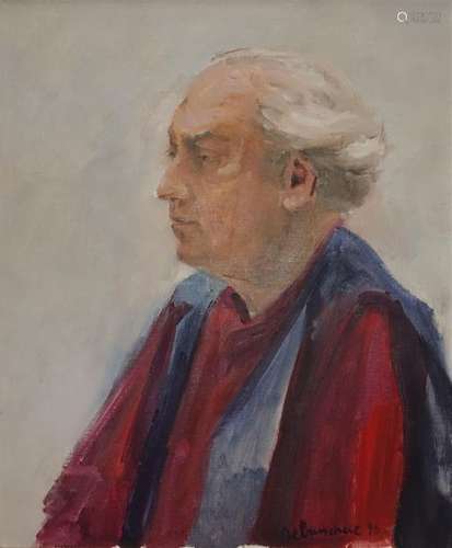 École française du XXe siècle. Portrait de Michel …