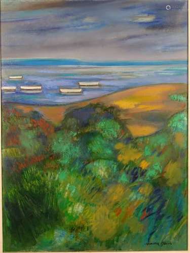 Maurice GENIS (Saigon 1925 Lacanau 2013). Bleu et …