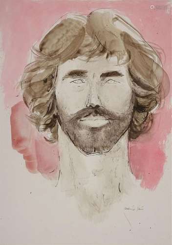 Lot de dessins par Maurice GENIS, aquarelles, encr…