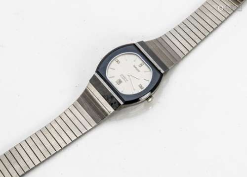A c1980s Rado Diastar Automatic stainless steel gentleman's wristwatch, 32mm case, ref. 565.0105.