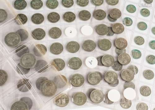 A large collection of British coins, predominantly 20th century and post 1947, with crowns, and much