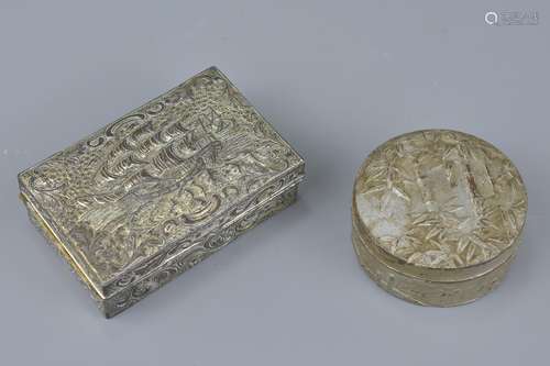 Two early 20th century Japanese boxes