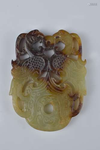 A Chinese jade pendant