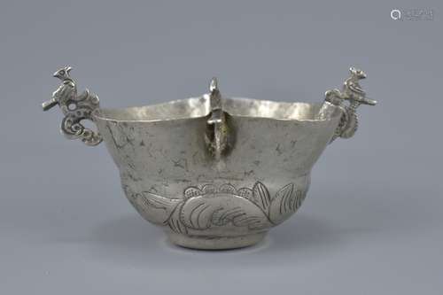 Mid 19th century Bolivian or North Peruvian Silver vessel