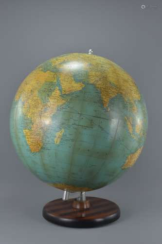 Vintage ' George Philips & Sons ' Terrestrial Globe