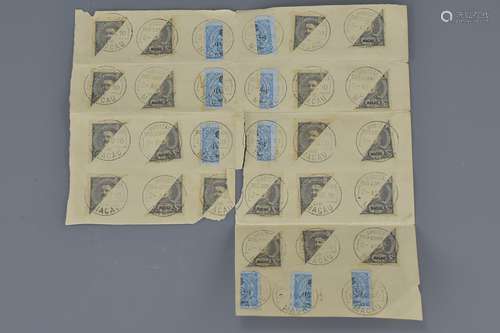 Sheet of Thirty Macau postage stamps