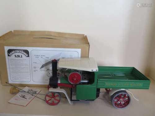 A Mamod S.W.1 steam lorry - boxed