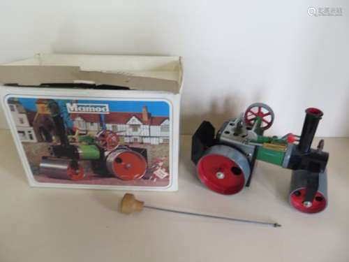 A Mamod S.R.1a steam roller - boxed