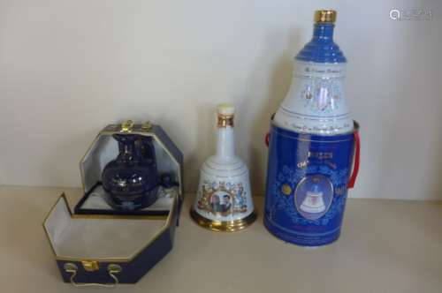 A 750ml 43percent single malt whisky in Orient Express presentation box, and two Bells whisky