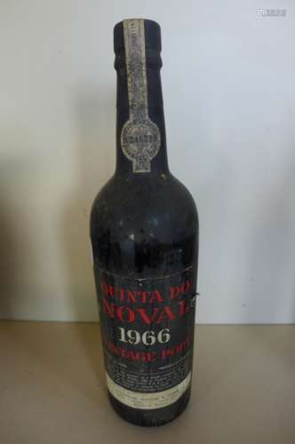 A bottle of 1966 Quinta do Noval vintage port