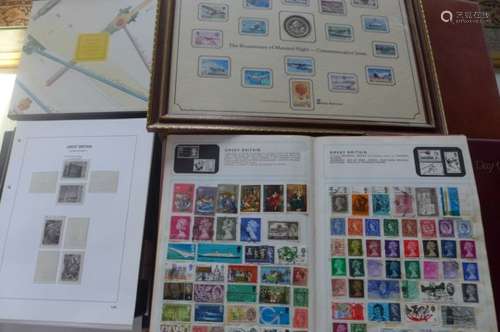 A collection of Royal Mail first day covers, cards and stamps, in ten albums, with six special stamp