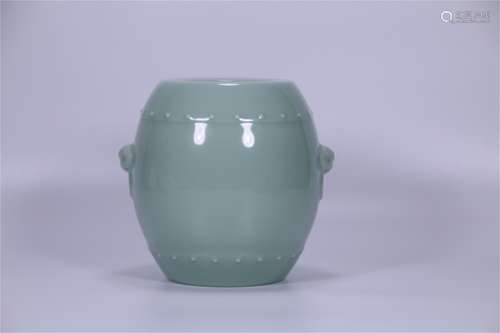 A Chinese Celadon Glazed Porcelain Vase