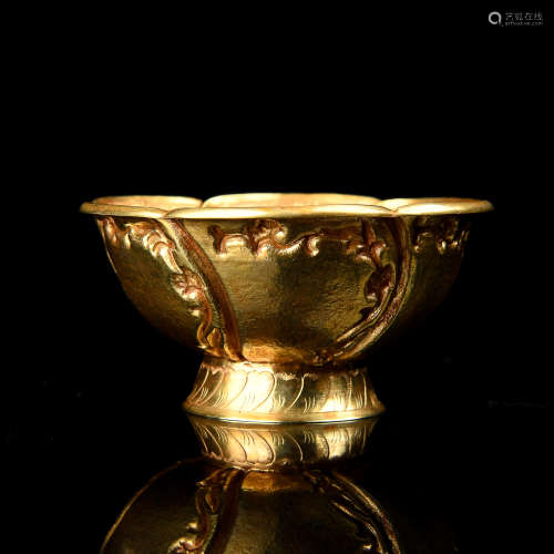 A Chinese Gold Bowl