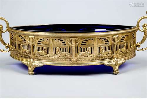 A European Gilt Bronze Tray