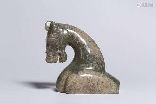 HETIAN JADE HORSE ORNAMENT