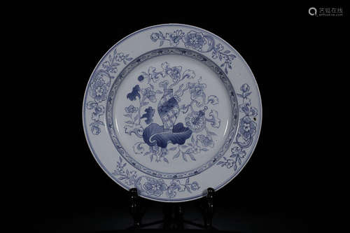 BLUE& WHITE PLATE