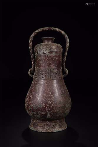 A Chinese Bronze Water Pot