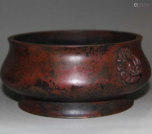 A Chinese Bronze Incense Burner