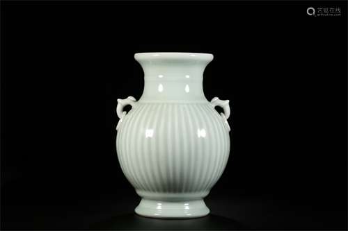 A Chinese Celadon Glazed Porcelain Vase