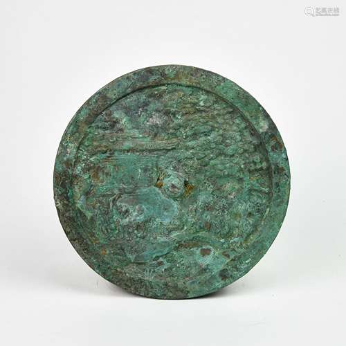 A Chinese Bronze Mirror