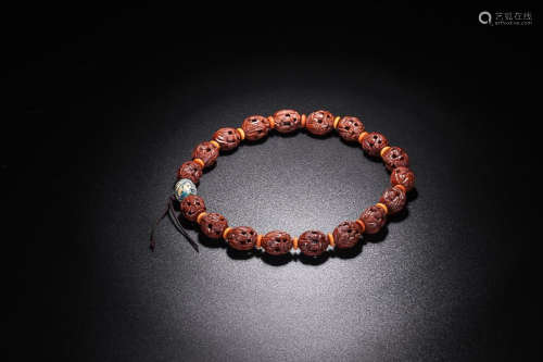 NUT CARVING BRACELET